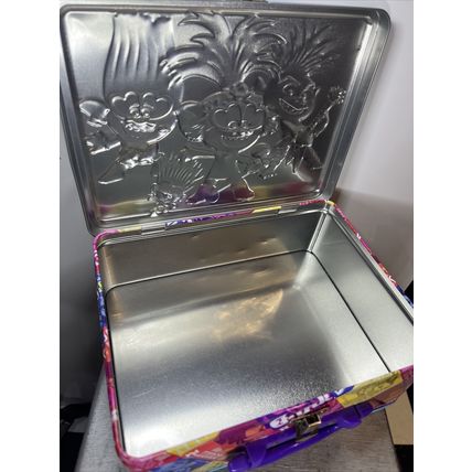 Trolls Lunch Box EMPTY Collectible Storage Display Tin