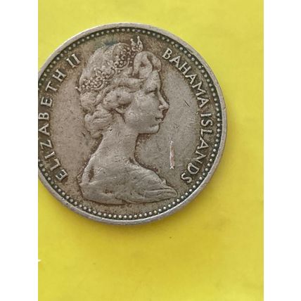 Umlaufmünze Bahamas 5 Cents 1966