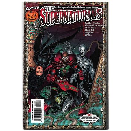 The Supernaturals #2 (1998) *Marvel Comics / Includes Free Gargoyle Mask Insert*