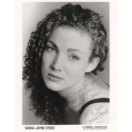 Sarah Jayne Steed Hollyoaks Stunning Large 10x8 Hand Signed Photo