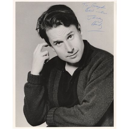 Jeremy Hardy Blackadder C4 News Cult Comedian 10x8 Hand Signed Photo