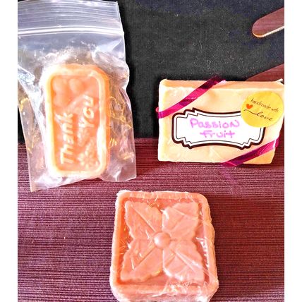 Handmade Pineapple & Berry Lip Balm And Cherry & Passion Fruit Guest Soap Lot