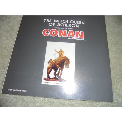 Marvel Graphic Novel # 19: CONAN: Witch Queen of Acheron! 1st Printing, 1985!!