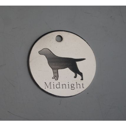 PERSONALISED DOG ID TAGS ANY BREED ENGRAVED BOTH SIDES 4 SIZES many options