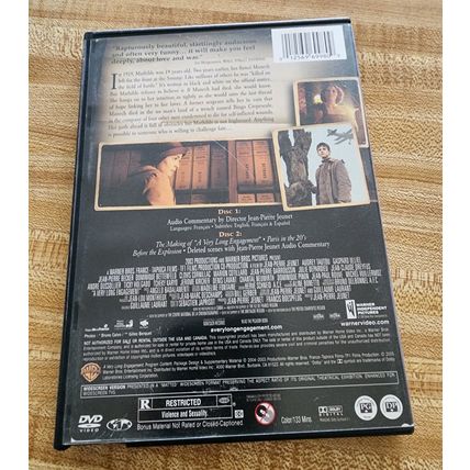 A Very Long Engagement (DVD, 2005, 2-Disc Set)