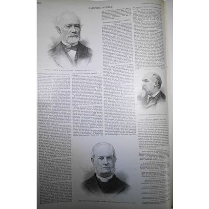Harper's Weekly April 4, 1891 Big Fishing by Frederick Remington; Badminton etc