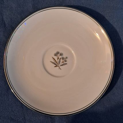 Vintage Lot 8 NORITAKE Fine China BESSIE 5788 SAUCERS & CUPS Tea Coffee Japan