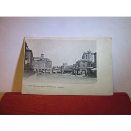 TOWN HALL, HIGH WYCOMBE, BUCKINGHAMSHIRE unused antique postcard =