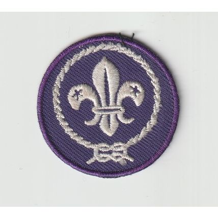 Scout Membership Badge - Non UK?? - White Back - (BY350)