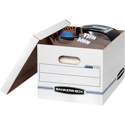 Bankers Box 30 Pack STOR/FILE Basic Duty File Storage Boxes, Standard Assembly,