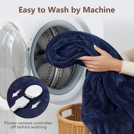 Electric Heated Blanket Queen Size 84" X 90" with 6 Heating Levels & 8H Auto Off