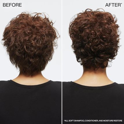 Redken All Soft Shampoo and Conditioner Set for Dry or Brittle Hair - Provides I
