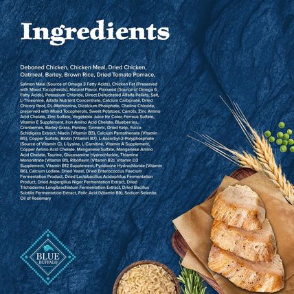 Blue Buffalo Wilderness Natural High-Protein Dry Food for Adult Dogs, Chicken Re