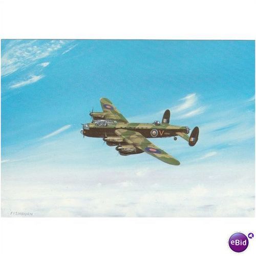 Artist Drawn Avro Lancaster Mk III Aircraft AM1861