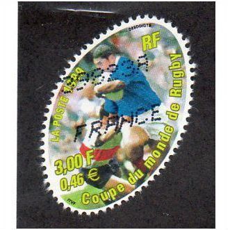 FRA 1999 3F 'RUGBY WORLD CUP' FINE USED (EBID20172)