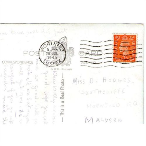 SUPERB R.P. POSTCARD BEACH HOUSE PARK WORTHING SUSSEX (116)