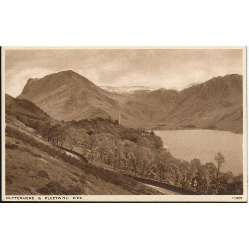Vintage L Salmon Ltd. PC c1940 - Buttermere & Fleetwith Pike, Cumbria - 11929