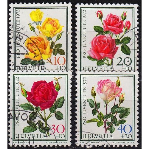 SCHWEIZ SWITZERLAND [1972] MiNr 0984-87 ( O/used ) Pro Juventute