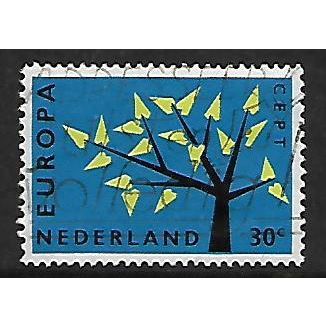 NETHERLANDS 1962 EUROPA 30c EUROPA TREE SG 930 FINE USED#