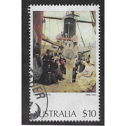 AUS 1974 $10.00 'COMING SOUTH' FINE USED (EBID68-012)