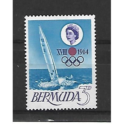 Bermuda.Olympic Games,Tokyo stamp.Mounted Mint.Dec20
