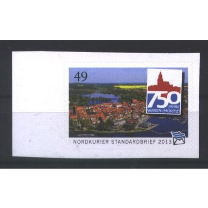 750 Jahre Waren / 750th ann. of Waren **/MNH 2013