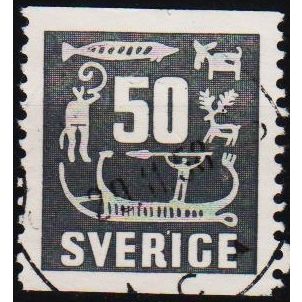 Sweden. 1954 50ore S.G.347 Used