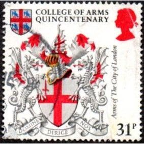 1984 500th Anniversary of College of Arms 31p. City of London. Very Fine Used