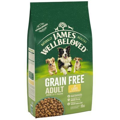 James Wellbeloved Grain Free Adult Dog Hypoallergenic Lamb & Vegetables 10kg