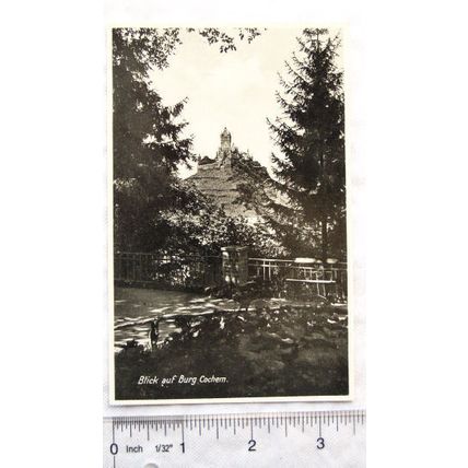 vintage postcard Blick auf Burg Cochem