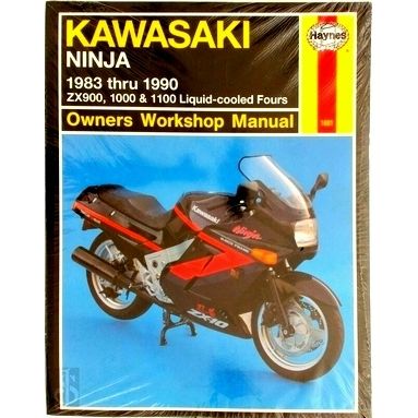 Kawasaki Ninja 1983 Thru 1990 Zx900, 1000, 1100 Liquid Cooled Fours by Various A