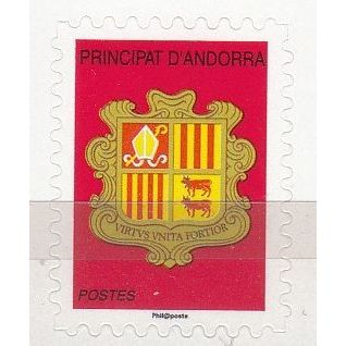 Andorre Français 2015 Yvert 780 Neuf ** Cote (2017) 1.60 € Armoirie