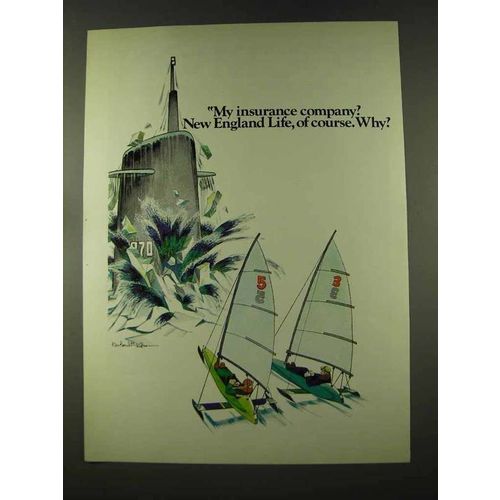 1973 New England Life Ad - My Insurance Company?