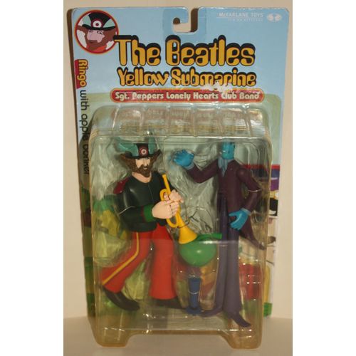 2000 McFarlane Toys The Beatles Yellow Submarine Ringo with Apple Bonker Sealed