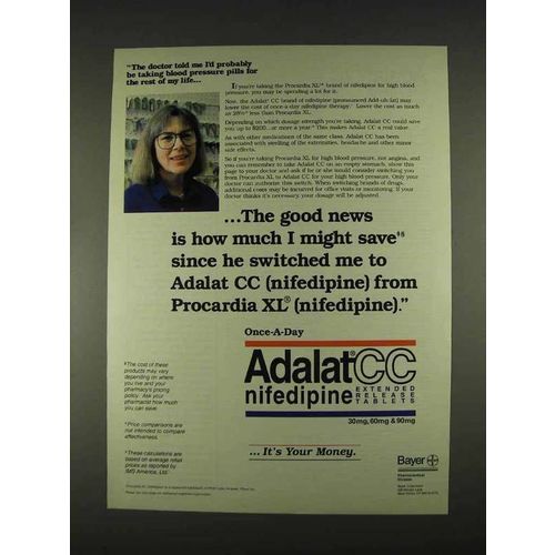 1996 Bayer Adalat CC Nifedipine Ad - I Might Save