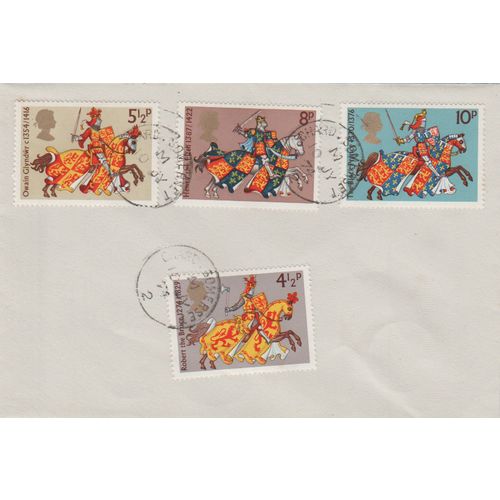 GB 1976 Great Britons set FDC Chard Somerset pm