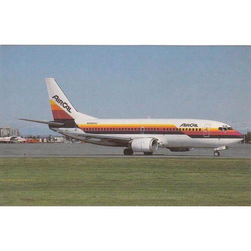 Aircal Boeing B737 3A4 Civil Aircraft Postcard (A19905)