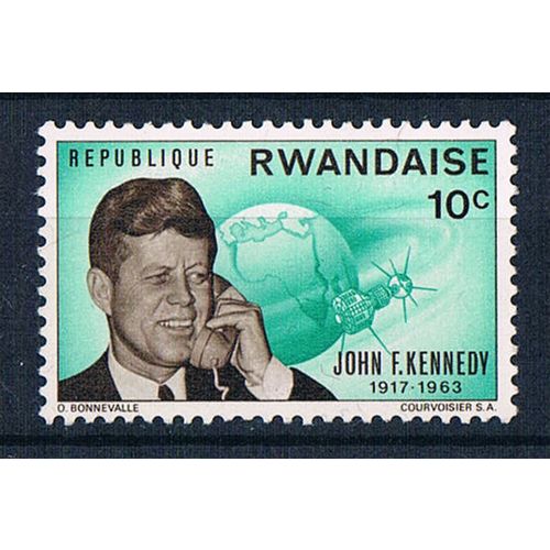 Rwanda 1965 SG128 m10 President Kennedy 10c Unmounted Mint Stamp MNH
