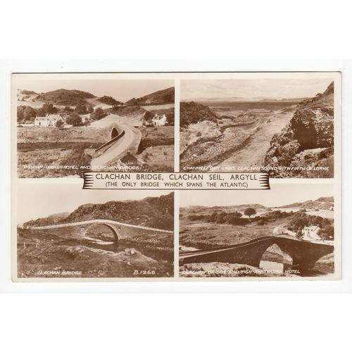 Clachan Bridge Multiview RP Postcard 1268