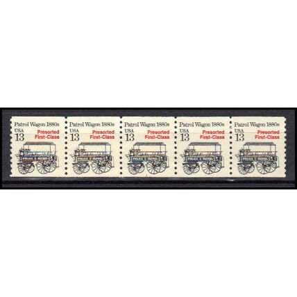 2258 13c Police Wagon Very Fine MNH Dry Gum PNC 1/5 X3105
