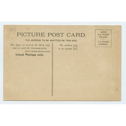Standard size printed postcard Plemont Jersey
