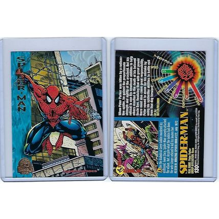 Marvel Universe Series 5 (1994) BASE Trading Cards - Spider-Man #130