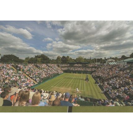 Wimbledon Court 3 By 2 The Graveyard Tennis Shock Postcard