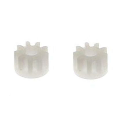 Original Genuine Scalextric W8100 L7085 White 9T Tooth Standard Pinion Gears
