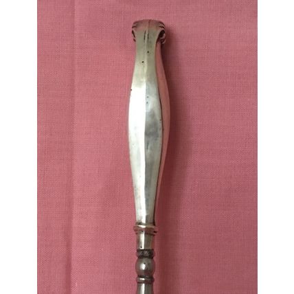 Antique Rococo Style Sterling Silver Button Hook Birmingham 1922