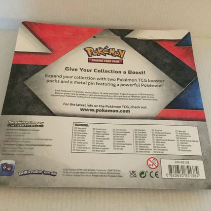 New Pokemon 2 Booster Blister Pack + Red Lugia Pin