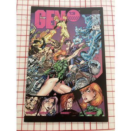 Gen 13 # 4 (Image Comics 1994) Early J Scott Campbell HIGH GRADE!!! NM