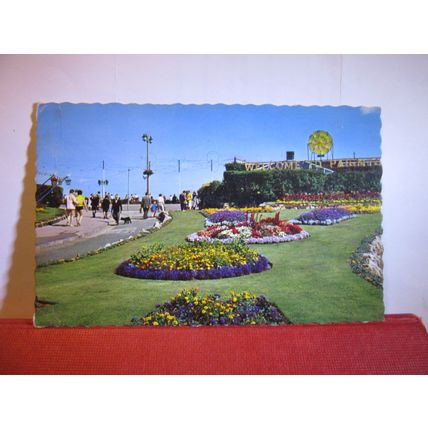 SEA FRONT GARDENS, PAIGNTON, DEVON used postcard 1963 pm =