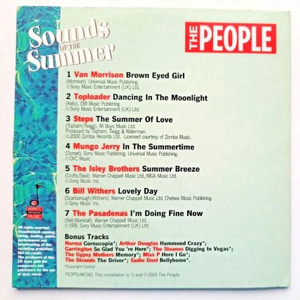SOUNDS OF THE SUMMER CD, A THE PEOPLE NEWSPAPER PROMOTION (1 CD)