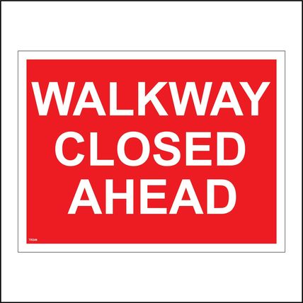 Pedestrian Walkway Signs Parking Plant Machinery Vehicles Winter Caution GBL108